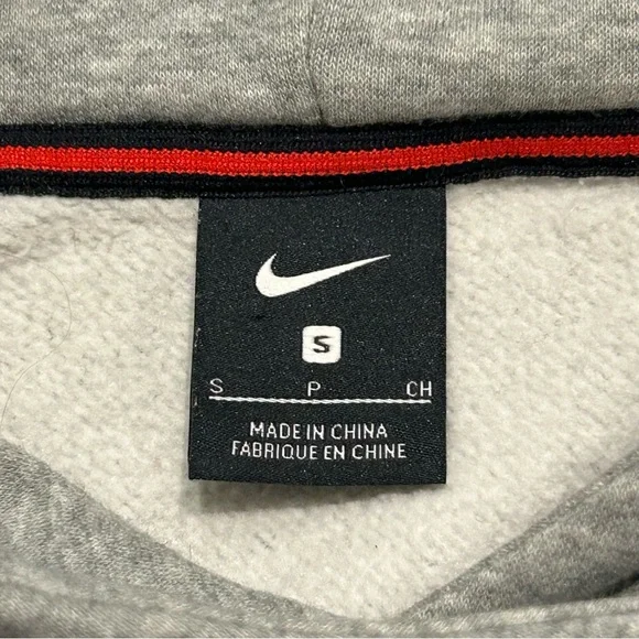 Nike Kyrie Irving Pullover Hoodie Men's Grey Red Zipper Small - Picture 5 of 9